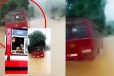 வெள்ளத்தில் சிக்கிய அரச பேருந்து : பயணிகளை மீட்ட இளைஞர்கள்