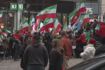 ஈரான் அரசை எதிர்த்து கனடாவில் போராட்டம்