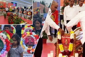 தமிழீழ விடுதலைப் புலிகளின் மூத்த உறுப்பினர் விநாயகத்தின் இறுதி வணக்க நிகழ்வு