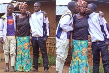 இரண்டு ஆண்களை திருமணம் செய்து கொண்டு ஒரே வீட்டில் குடும்பம் நடத்தும் பெண்! புகைப்படங்கள்