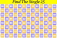 Optical illusion: வித்தியாசமான எண்களுக்கு நடுவில் இருக்கும் இலக்கம் '25' எங்கே உள்ளது?