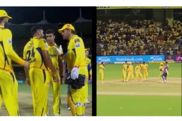 'நோ பால்' துஷார் தேஷ்பாண்டேவுக்கு அட்வைஸ் செய்த தோனி - வைரலாகும் வீடியோ