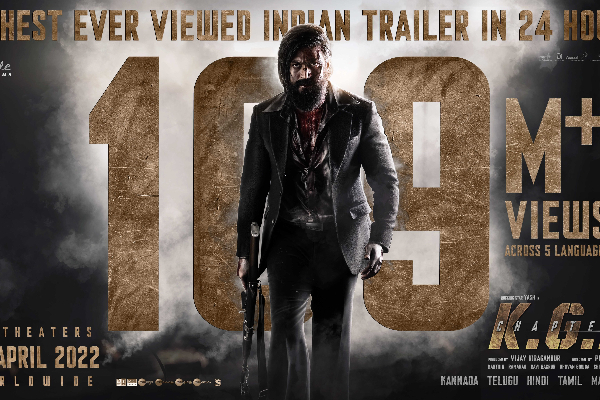 24 மணிநேரத்தில் KGF 2 ட்ரைலர் படைத்த மாபெரும் சாதனை! | Kgf 2 Trailer Views