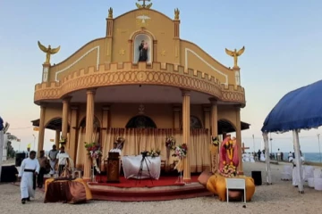 கச்சதீவு புனித அந்தோனியார் ஆலய திருவிழா - திருப்பலி நிகழ்வு இன்று ஒப்புக்கொடுக்கப்பட்டது