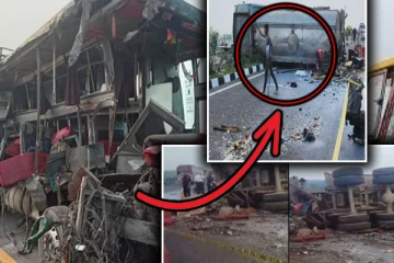 இந்தியாவில் உத்தரபிரதேசத்தில் கோர விபத்து - பரிதாபமாக18 பேர் பலி