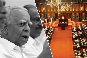 நாடாளுமன்றத்திற்கு கொண்டு செல்லப்பட்ட சம்பந்தனின் பூதவுடல்