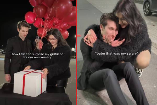 சர்ப்ரைஸ் கொடுக்க நினைத்து அதிர்ச்சியில் ஆழ்ந்த இளைஞன்! முடிஞ்சா சிரிக்காம பாருங்க | Man Tried Surprise Gf He Got Shocked Video Viral