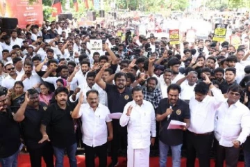 நம்ம ஊரில் நாய்கூட B.A பட்டம் வாங்கும் நிலை வந்துவிட்டது.., ஆர்.எஸ்.பாரதி சர்ச்சை பேச்சு