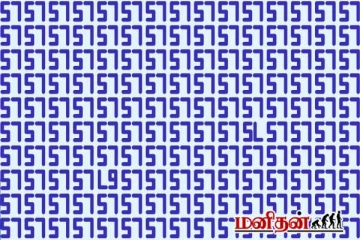 நீங்கள் ஒரு மேதையா? இதில் வித்தியாசமான இலக்கங்கள் எங்கே உள்ளது?