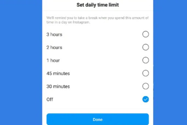 இனி இன்ஸ்டாகிராமிற்கு அடிமையாக தேவையில்லை..டெய்லி லிமிட் அம்சத்தில் அட்டகாசமான மாற்றம் | Instagrams Daily Time Limit