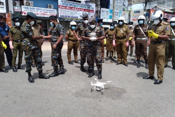 யாழ் நகரிலும் ட்ரோன் கமராக்கள் மூலம் மக்களின் நடமாட்டம் கண்காணிப்பு