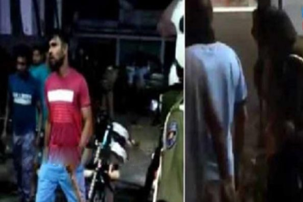 எரிபொருள் நிலையம் மீது கல்வீச்சு! | Stone Pelting On The Fuel Station