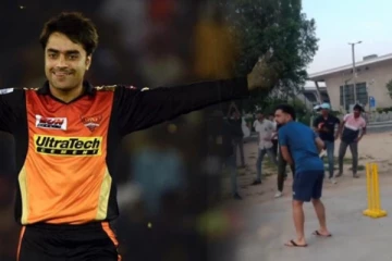 சிறுவர்களுடன் கிரிக்கெட் விளையாடி மகிழ்ந்த ரஷீத்கான் - வைரலாகும் வீடியோ