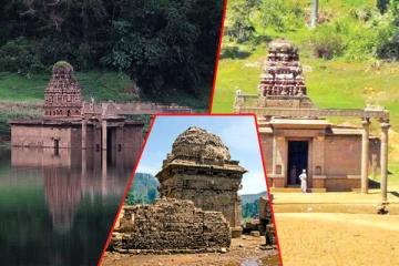 இலங்கையில் நடக்கும் அதிசயம்: நீர்த்தேக்கத்தில் மூழ்கியிருக்கும் மூன்று மத ஆலயங்கள்