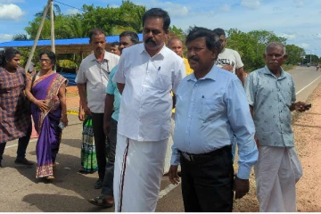 அகழ்வுப் பணிகளை பார்வையிட்ட நாடாளுமன்ற உறுப்பினர் சி.சிறீதரன்(Photos)