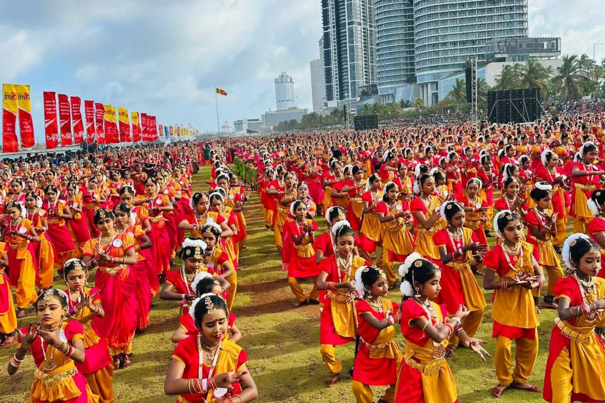 கொழும்பில் கின்னஸ் உலகச் சாதனை - உலகின் மிகப்பெரிய பரதநாட்டிய நிகழ்வு | Guinness World Record For Largest Bharatanatyam
