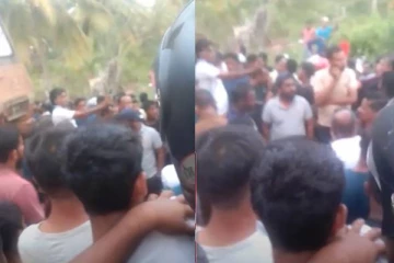 ரயிலில் மோதி பரிதாபமாக உயிரிழந்த நபர்: ஆர்ப்பாட்டத்தில் ஈடுபட்ட பிரதேசவாசிகள்!