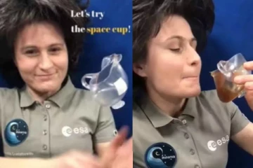 விண்வெளி வீரர்கள் எப்படி காபி குடிப்பார்கள்! ஆச்சரியமளிக்கும் வீடியோ இதோ