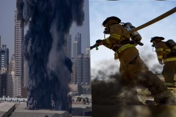 வளைகுடா நாடுகள் நோக்கி தீவிரமடையும் வான்வழி தாக்குதல்! வீழ்த்தப்படும் ஏவுகணைகள் - அபுதாபியில் பற்றிரெியும் ஆலை