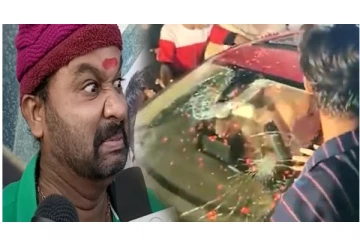 கூல் சுரேஷின் கார் கண்ணாடியை நொறுக்கிய சிம்பு ரசிகர்கள் - வைரலாகும் வீடியோ