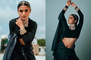 கிளாமர் லுக்கில் அசத்தும் நடிகை சைத்ரா ஆச்சர்!! புகைப்படங்கள்..