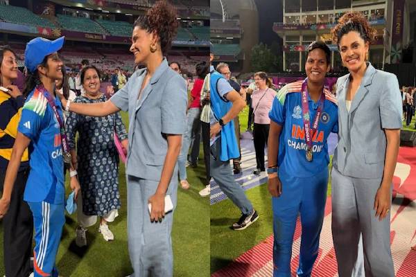 மகளிர் உலகக்கிண்ணத்தைக் கைப்பற்றிய இந்தியா: முன்னாள் கிரிக்கெட் வீராங்கனையான நடிகை நெகிழ்ச்சி | Actress Saiyami Kher Praise Team India For Wc Won