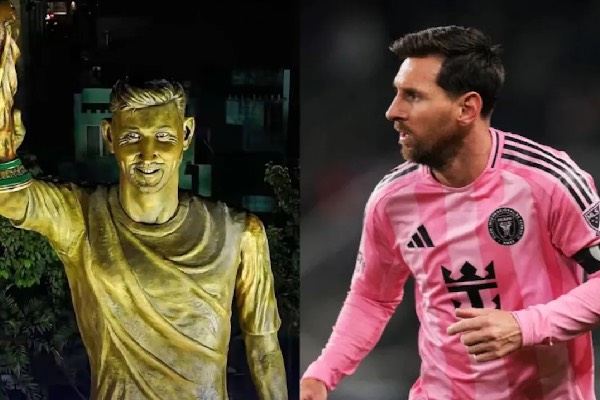 கொல்கத்தா மைதானத்தில் குழப்பம்: மெஸ்ஸியை பார்க்க முடியாததால் ஆத்திரமடைந்த ரசிகர்கள் | Lionel Messi Kolkata Stadium Visit Get Collapsed கொல்கத்தா மைதானத்தில் குழப்பம்: மெஸ்ஸியை பார்க்க முடியாததால் ஆத்திரமடைந்த ரசிகர்கள் | Lionel Messi Kolkata Stadium Visit Get Collapsed