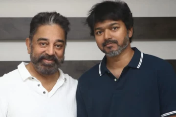 கமல் ஹாசனுடன் நடிகர் விஜய்.. டப்பிங் ஸ்டுடியோவில் இருந்து எடுக்கப்பட்ட புகைப்படம்..