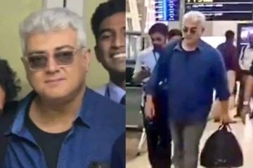 சென்னை விமான நிலையத்தில் நடிகர் அஜித்.. வெளிவந்த வீடியோ