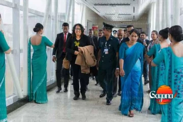 අග්‍රාමාත්‍යවරිය නැවතත් දිවයිනට