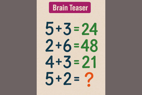 Brain Teaser Maths: சரியாக முடிவெடுக்க தெரிந்தவரா என்பதை சோதிக்கலாம் விடை என்ன? | Brain Teaser Maths Can You Solve This Iq Test