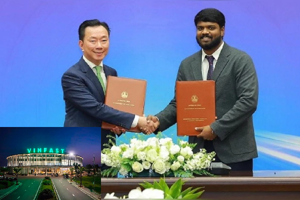 VinFast Tamil Nadu investment 2025, VinFast India expansion news, VinFast electric scooters India, VinFast electric buses Tamil Nadu, VinFast EV manufacturing India, Tamil Nadu EV industry growth, VinFast Asia CEO Pham Sanh Chau, SIPCOT Industrial Park VinFast, India green mobility goals, VinFast dealer network expansion