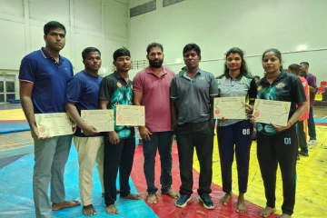 ஆசிய சர்வதேச மல்யுத்தப் போட்டிக்கான தெரிவில் சாதித்த முல்லைத்தீவு போட்டியாளர்கள்