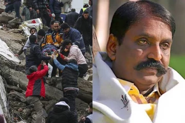 கண்ணீர் சிவப்பாய் வடியும் நேரம்: துருக்கி நிலநடுக்கம் குறித்து வைரமுத்து வெளியிட்ட பதிவு