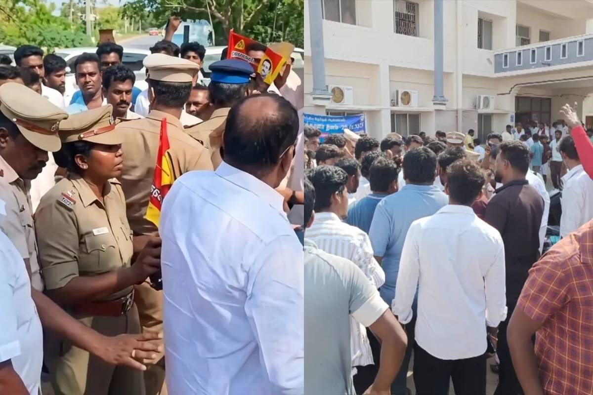 தவெக வேட்பாளர் கடத்தப்பட்டாரா? மனு நிராகரிக்கப்பட்ட பின்னர் மாயம் | Edappadi Tvk Candidate Absent Cadres Protest