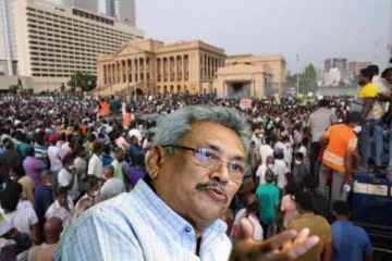 அதிபர் மாளிகையில் இருந்து தப்பியோடிய கோத்தபய ராஜபக்சே - வெடித்த போராட்டம்!