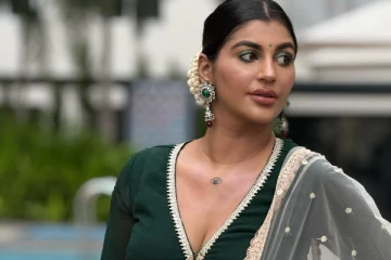 யாஷிகா ஆனந்த் சேலையில் அழகிய போட்டோஷூட்