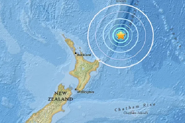 நியூஸிலாந்தில் இன்று 6.2 ரிக்டர் அளவில் நிலநடுக்கம்! | 6 2 Magnitude Earthquake In New Zealand Today