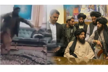 ஆப்கன் அதிபர் மாளிகையில் தலிபான் நடனம்- வீடியோ வைரல்