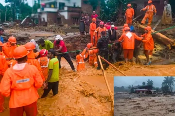 கேரளா நிலச்சரிவில் பலியானவர்களின் எண்ணிக்கை 340 ஆக உயர்வு