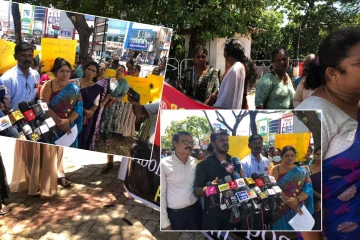 PSTA சட்டமூலத்திற்கு எதிராக வடக்கு- கிழக்கில் இடம்பெற்ற கவனயீர்ப்பு போராட்டம்