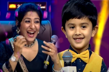 சரிகமப-வில் நடுவர் ஸ்வேதா மோகனுக்கு ரோஜா மழை பொழிந்த போட்டியாளர்!