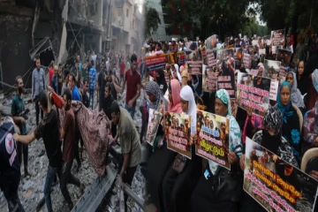 இஸ்ரேல் போர் - சென்னையில் பாலஸ்தீன மக்களுக்கு ஆதரவாக இஸ்லாமிய இயக்கங்கள் ஆர்ப்பாட்டம்!