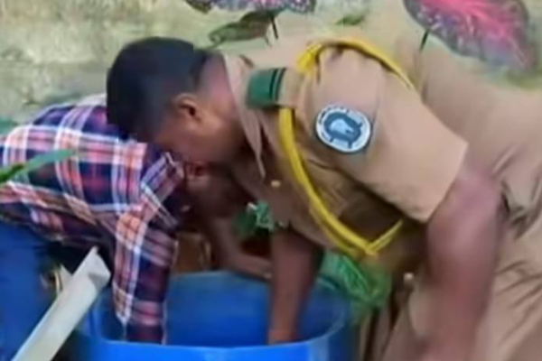 வனவிலங்கு அதிகாரிகள், பொலிஸார் மேற்கொண்ட திடீர் சோதனையில் பெரிய கபு கைது | Wildlife Officials Police Arrest Kapu Surpris Raid