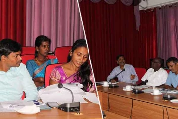 கிளிநொச்சி மாவட்ட பன்முகப்படுத்தப்பட்ட வரவு - செலவு வேலைத் திட்டங்களின் முன்னேற்ற மீளாய்வு கலந்துரையாடல்