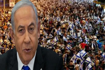 உடனே பதவி விலக வேண்டும் ; இஸ்ரேல் பிரதமருக்கு எதிராக மக்கள் போராட்டம்