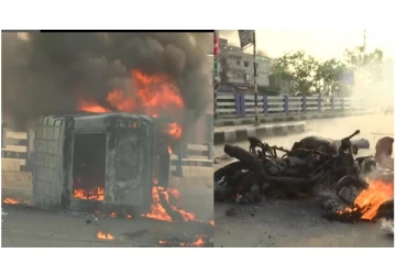 சாக்கு மூட்டையில் இறந்து கிடந்த 7 வயது சிறுமி - போலீசார் மீது கல்வீச்சு... பற்றி எரியும் கொல்கத்தா