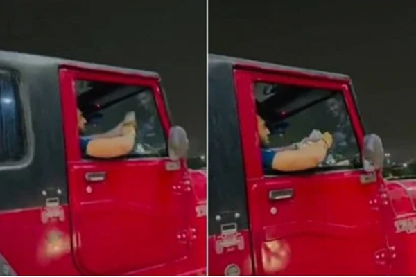 சாலையில் பணத்தை பறக்கவிட்ட நபர்! இறுதியில் சிக்கி சின்னாபின்னமான சோகம் | Man Throwing Cash Driving Car In Tamil