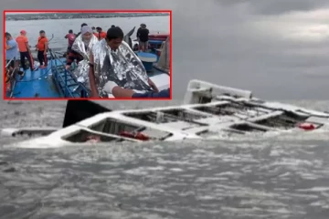 350 பேருடன் சென்ற படகு கடலில் கவிழ்ந்தது ; பலர் பலி