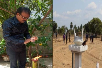 முள்ளிவாய்க்கால் நினைவேந்தல் அஞ்சலி செலுத்திய மக்கள் பேரெழுச்சி இயக்கத்தின் இணைத்தலைவர்